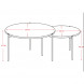 Coffee table MORIZ 3 - 2x set