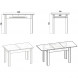 Extendable table INVERSO 