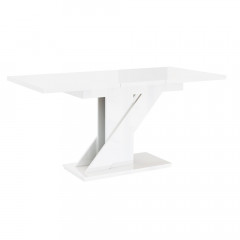 Extendable table HELGA 120-160x75x80 cm white HG