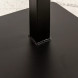 Bistro table NOMINA 80x80 DL oak 40 mm + black