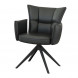 Chair LEDER black leather