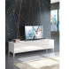 TV stand MIHELO 1 white + marble